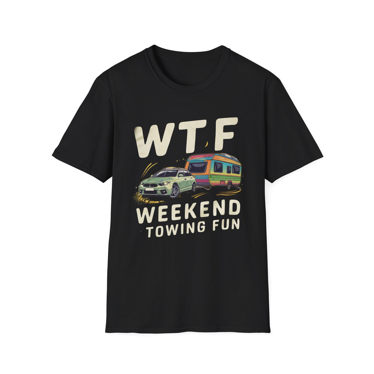 WTF - Weekend Towing Fun  - Funny Caravan T-shirt