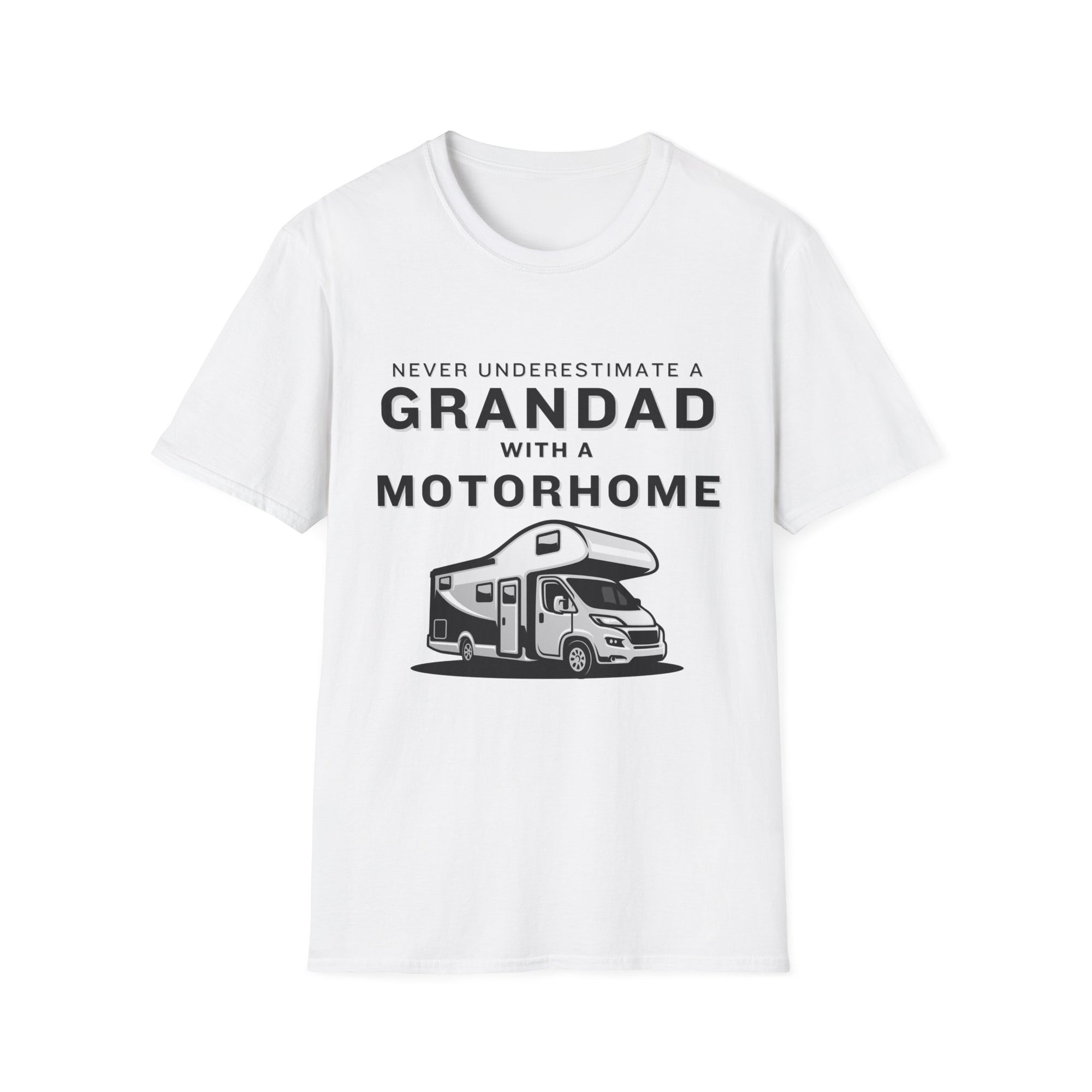 Never Underestimate a Grandad With a Motorhome T-Shirt