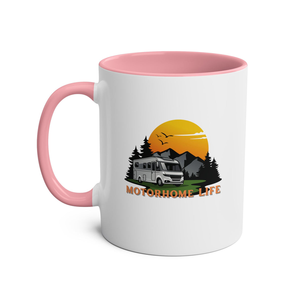 Motorhome Life Two-Tone Coffee Mugs, 11oz