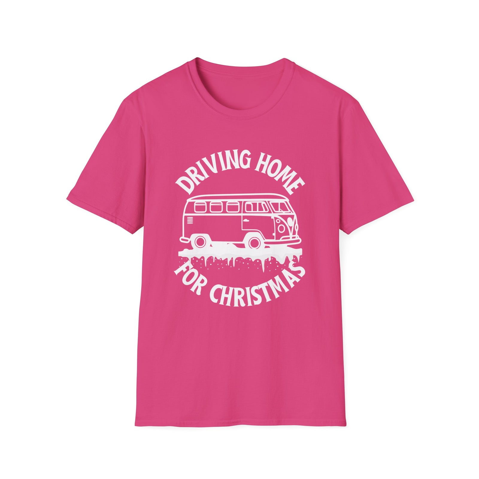 Driving Home For Christmas Campervan Unisex T-Shirt