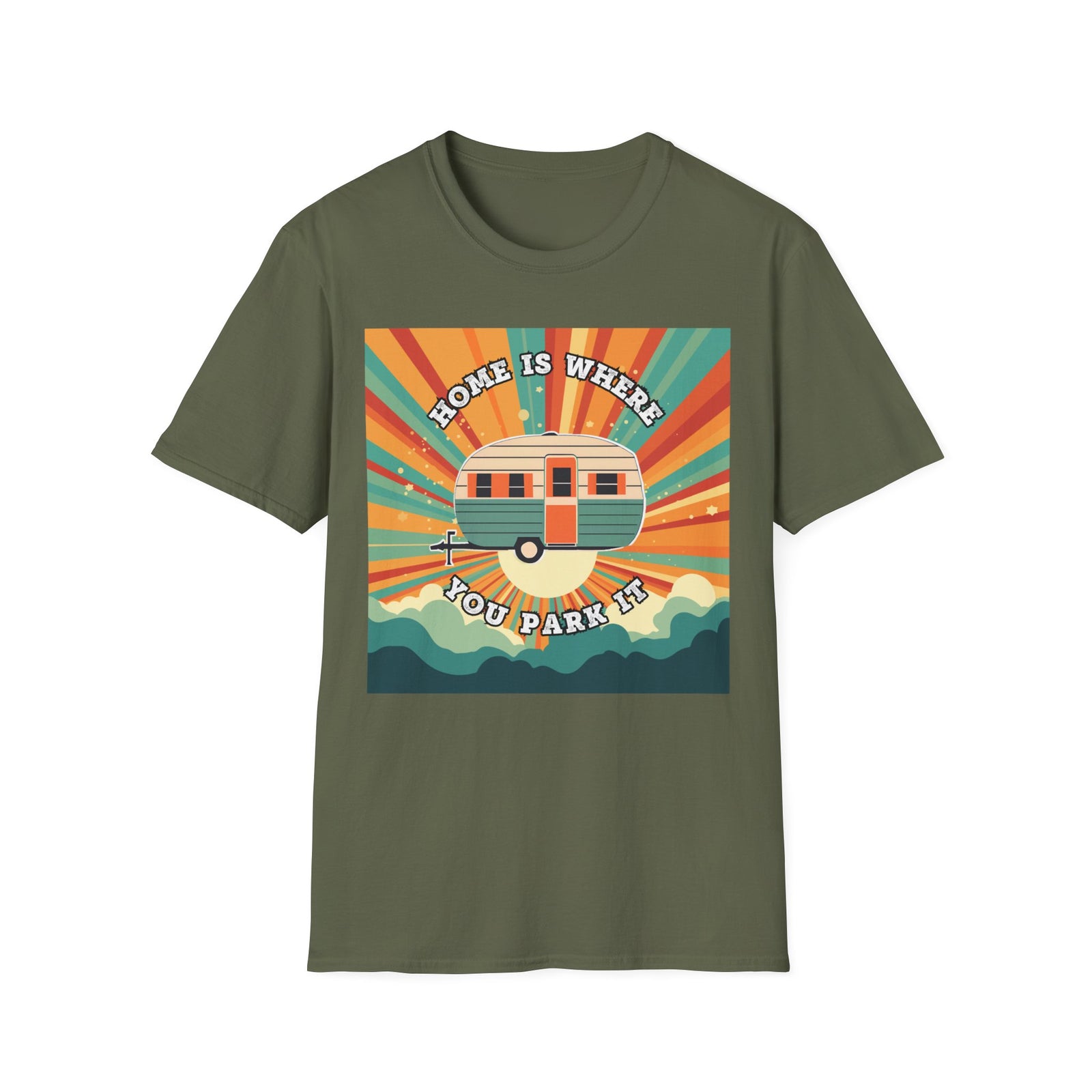 Home Is Where You Park It Caravan T-Shirt