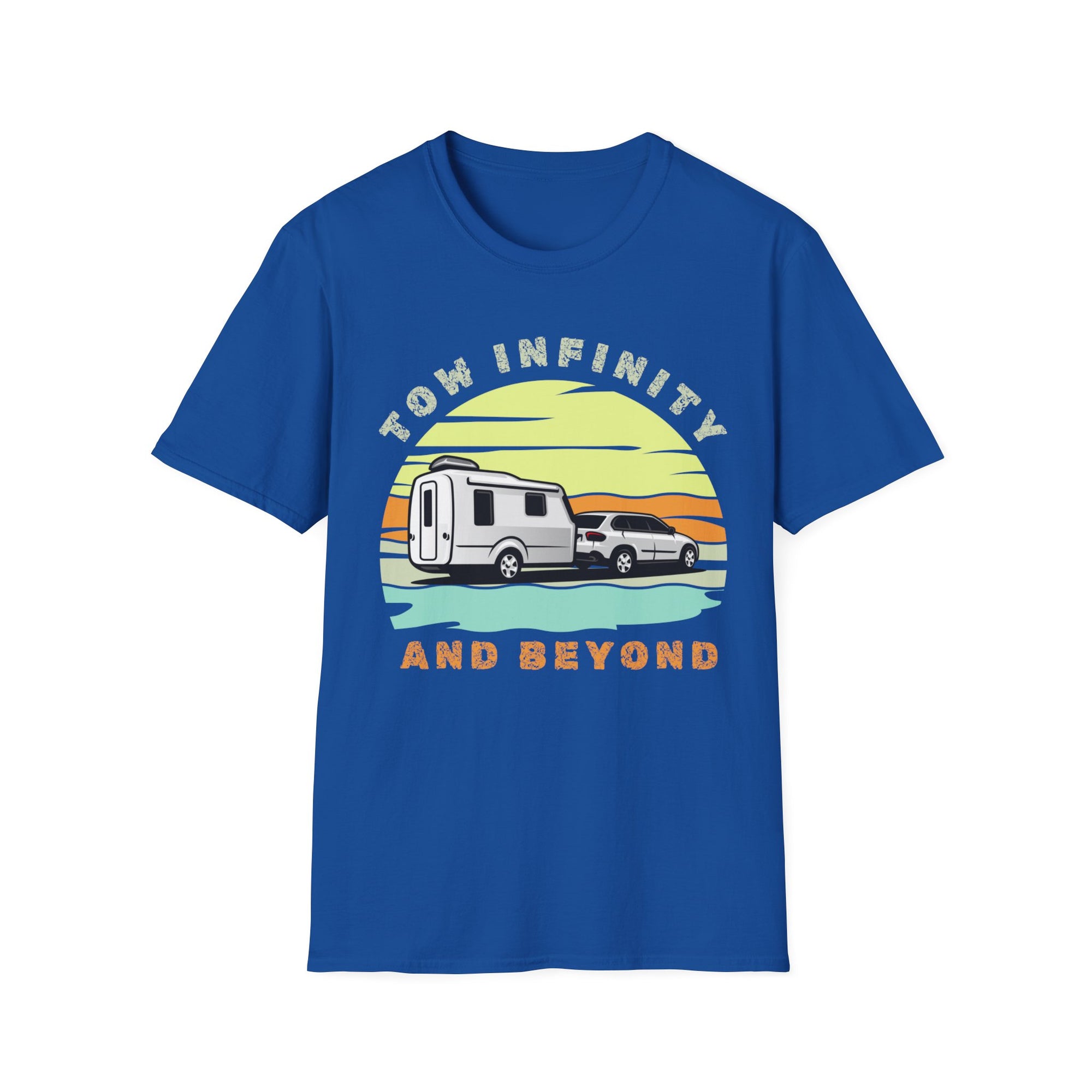 Tow Infinity And Beyond Funny Caravan T-shirt