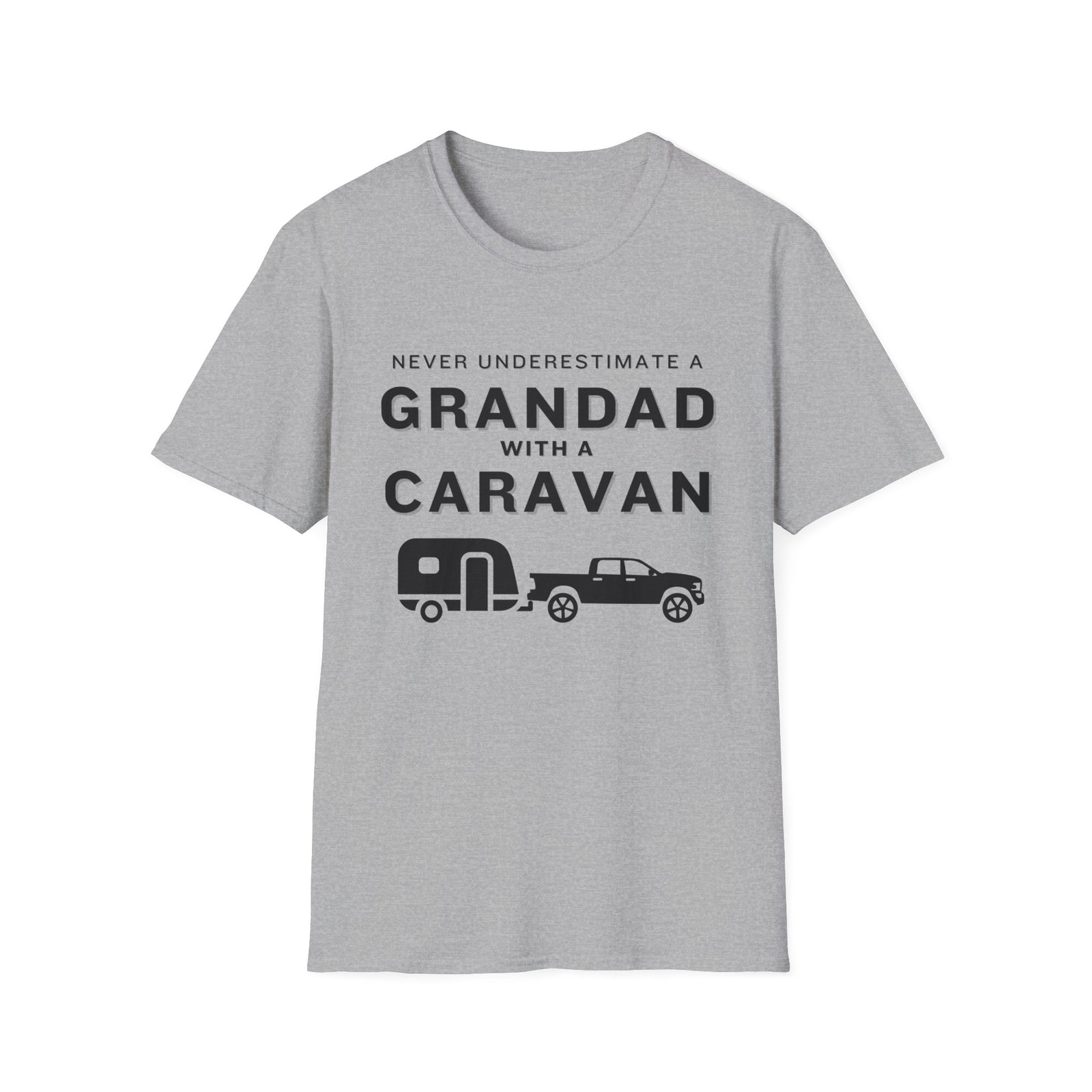 Never Underestimate a Grandad With a Caravan T-Shirt