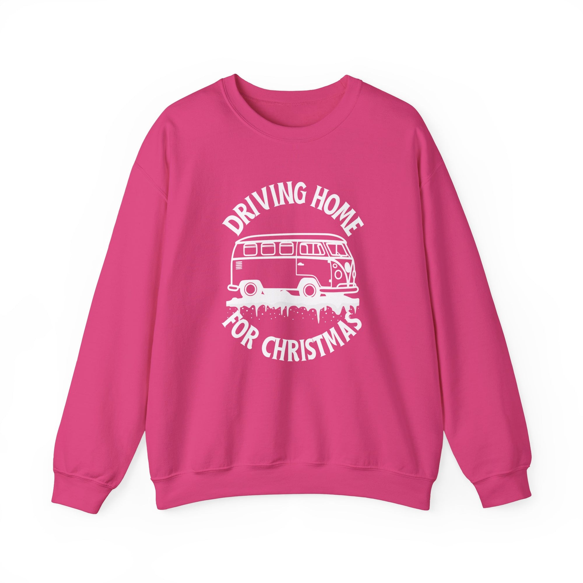 Driving Home For Christmas Unisex Campervan Crewneck Sweatshirt