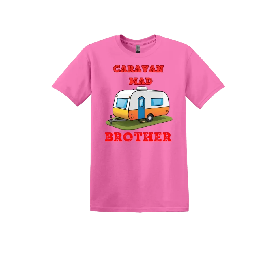 Caravan Mad Personalised T-Shirt