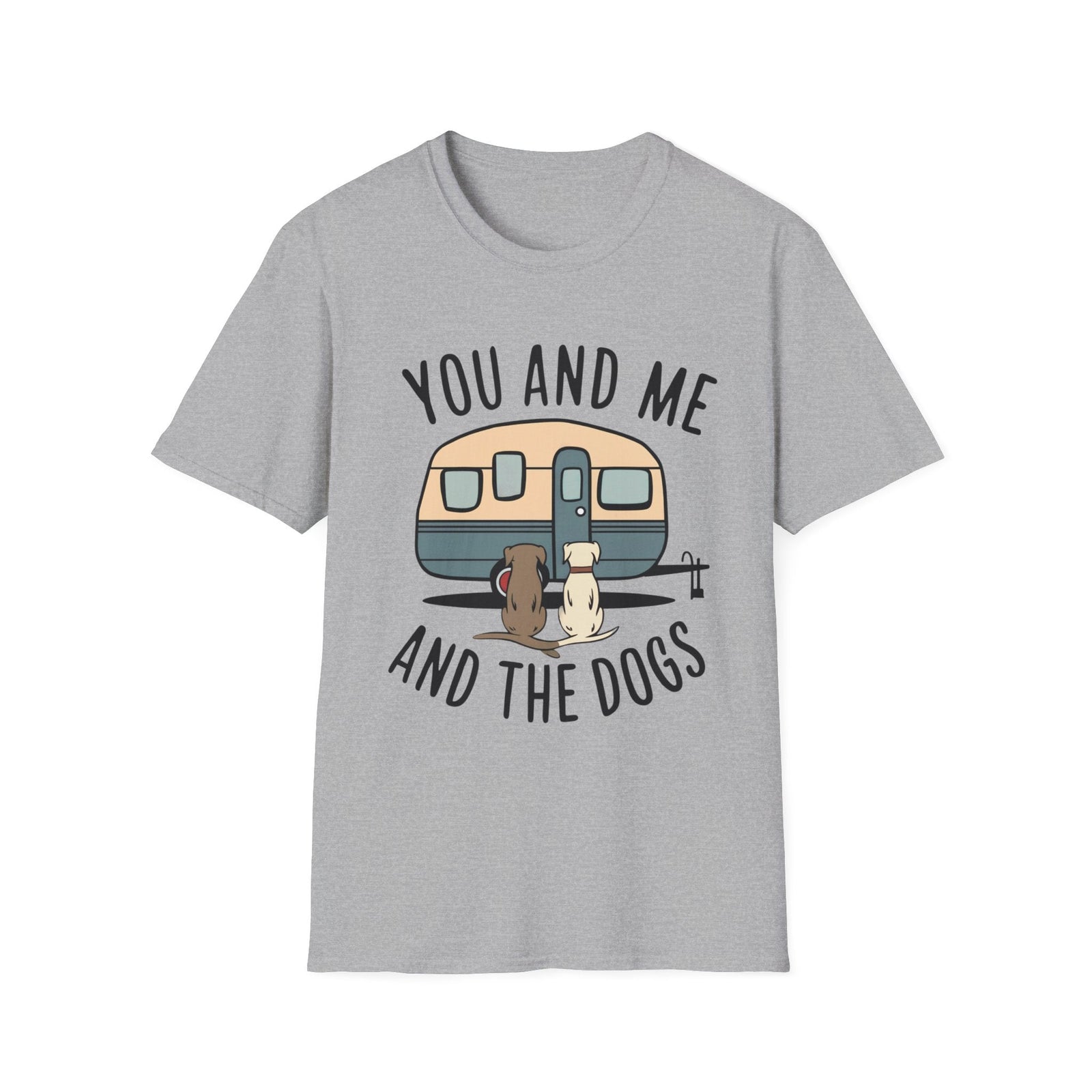 Cute RV Adventure You And Me And The Dogs T-Shirt - RVTees